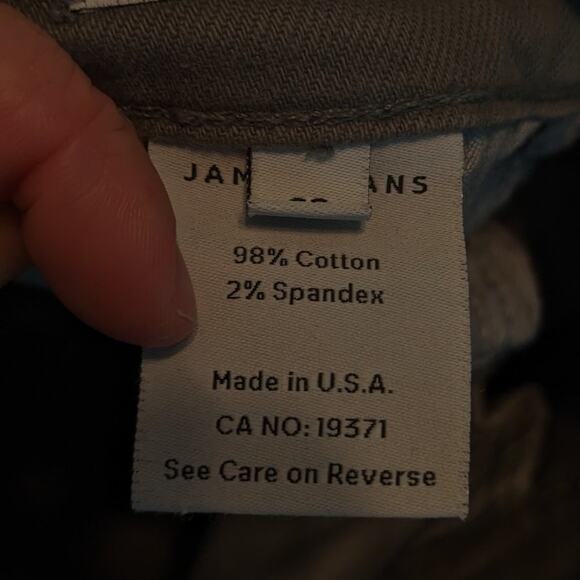 James Jeans Neo Beau Destroyed Stonehenge Grey Slim Fit Jeans Size 26 - Picture 8 of 9